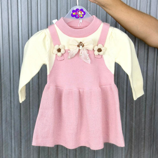 Imported Türkish soft Frock pink