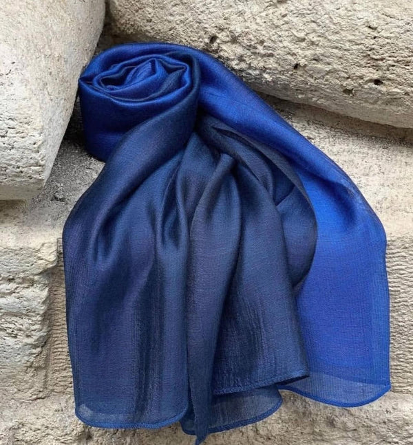 Double shade Pure Silk Hijab