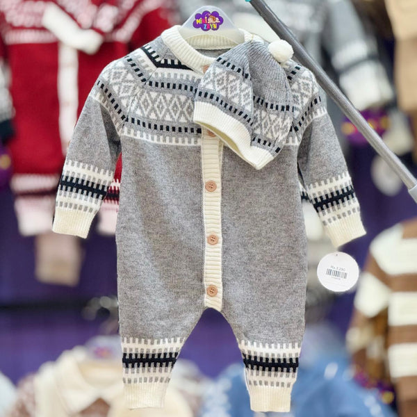 Imported Türkish soft Woolen Romper