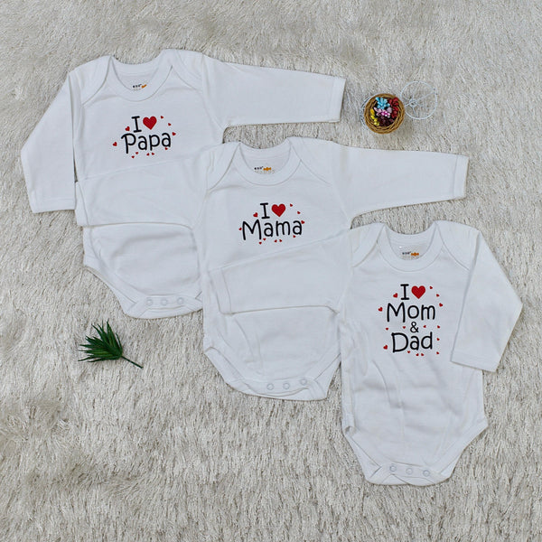 Imported Pack of 3 Bodysuit