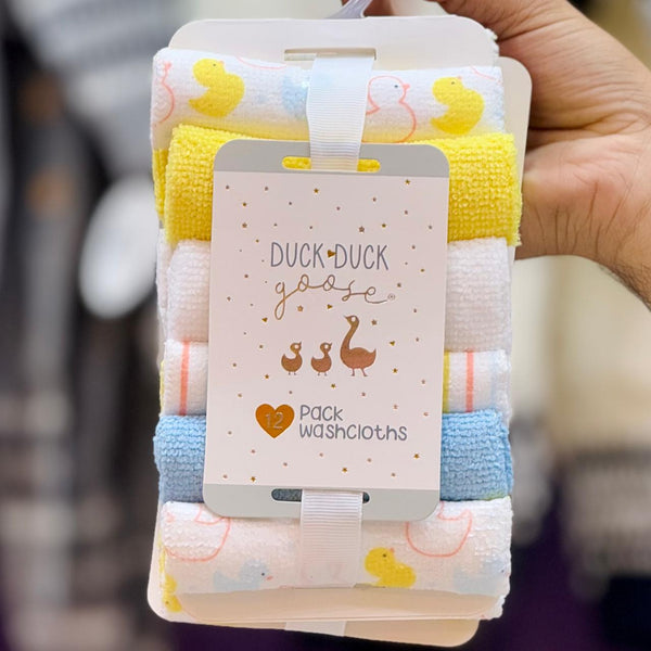 Imported Pack of 12 washcloths