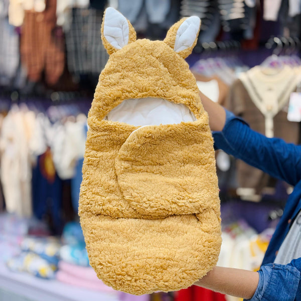 Imported Turkish style fur swaddle