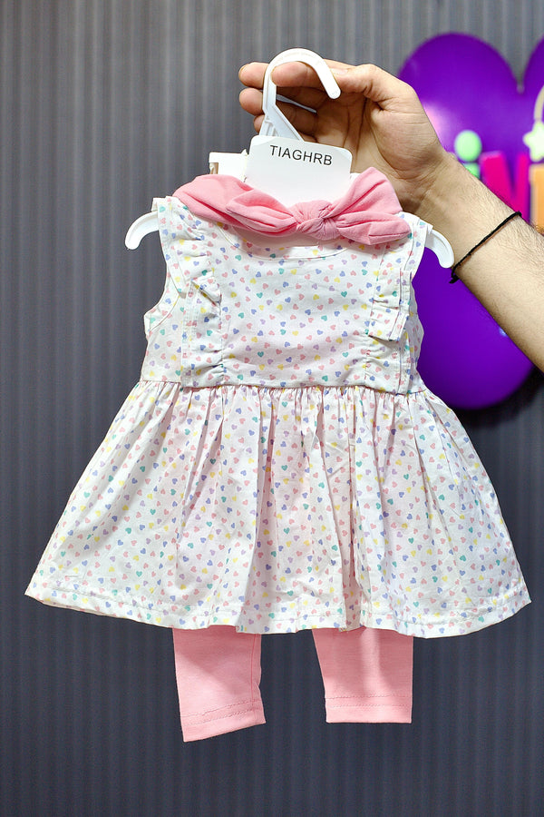 Türkish frock +trouser+headband