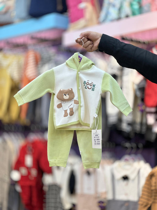 Imported inner fur outer velvet stuff 2 pcs set