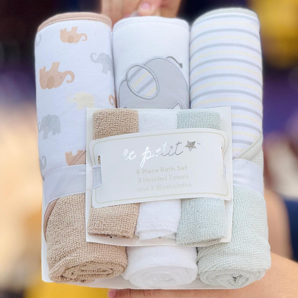 Imported pack of 6 Piece Bath towel Set