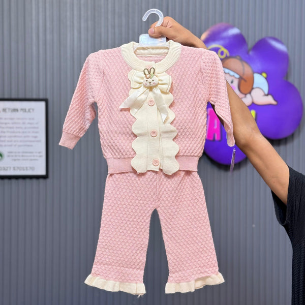 Imported türkish Woolen 2 pc set purple